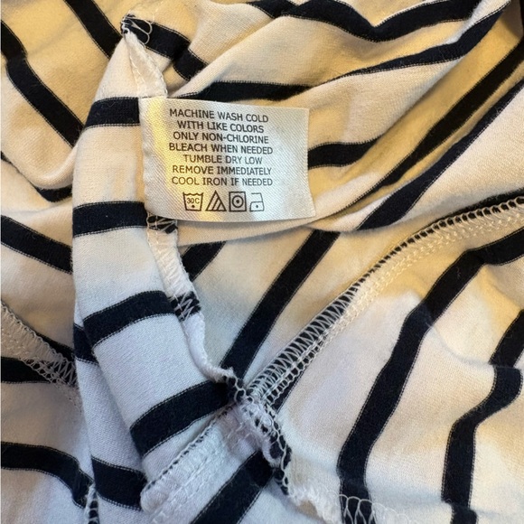 Coolibar UPF 50+ Beach Hoodie | Blue & White Stripe | Crossover Back | Size S - Picture 11 of 11